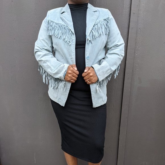 Denim & Co.: Vintage Leather Jacket - Picture 1 of 6